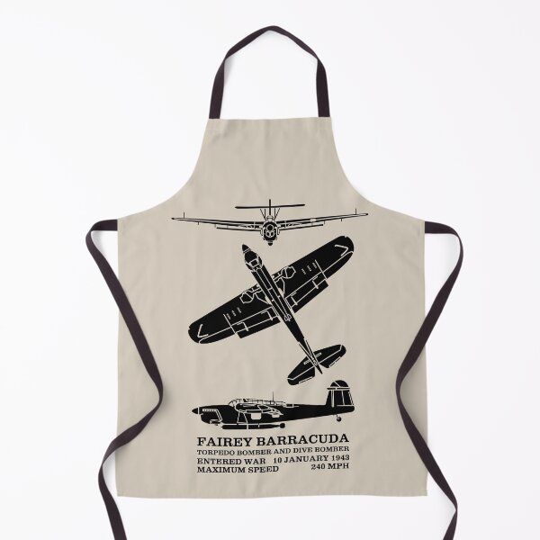 Item preview, Fairey Barracuda British WW2 Plane Silhouettes Infographic designed and sold by MilitaryMart.
