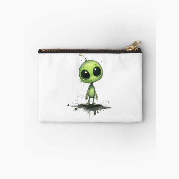 Item preview, Cute Green Alien Cartoon Character designed and sold by Senkov.