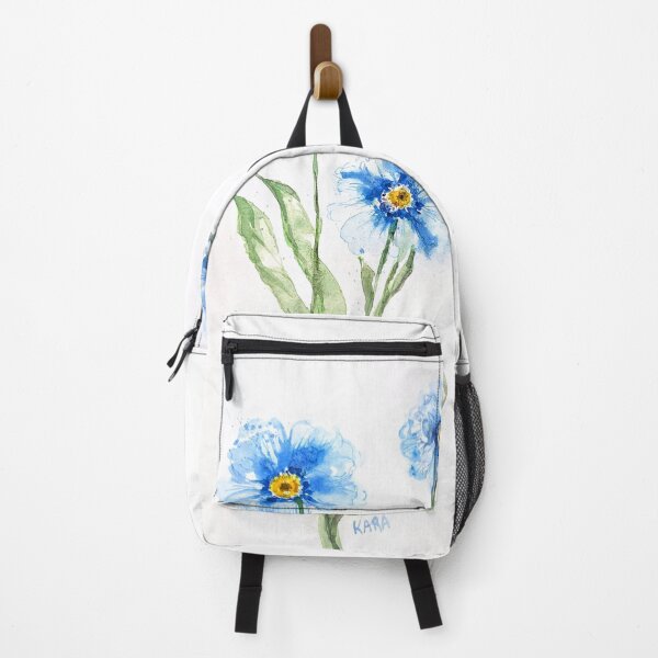 Item preview, Blue Watercolor Flowers designed and sold by Kara Draws.