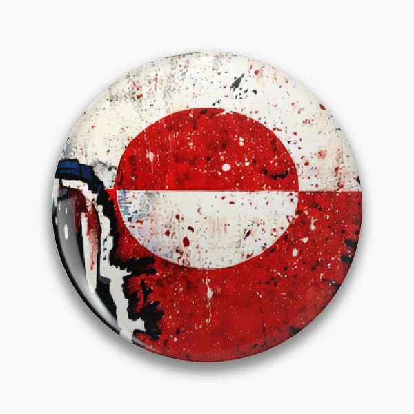Item preview, Greenland Flag Design Grunge Country Flag Greenland designed and sold by AddlPoolart.
