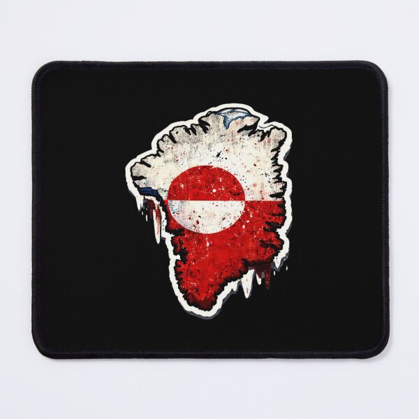 Item preview, Greenland Flag Design Grunge Country Flag Greenland designed and sold by AddlPoolart.