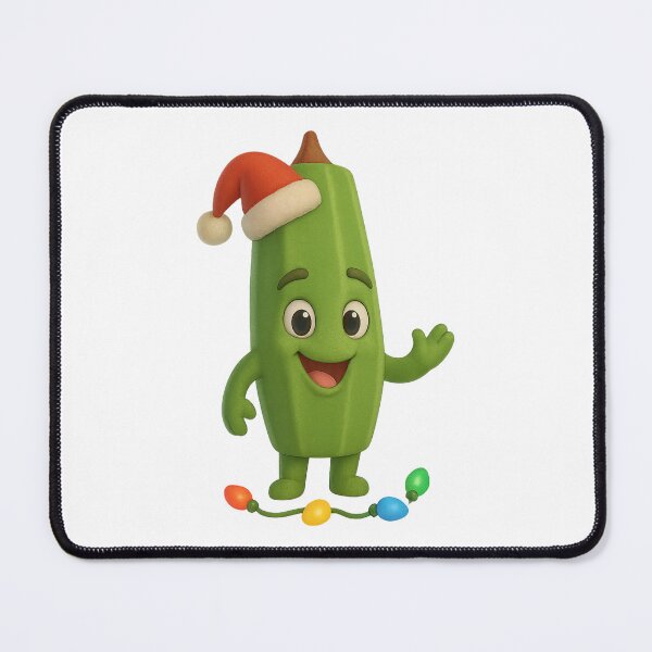 Item preview, Christmas Okra designed and sold by Sillytoe.