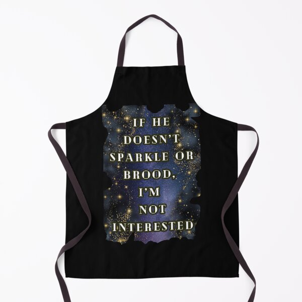 Item preview, If He Doesn't Sparkle Or Brood I'm Not Interested T-Shirt, Dark Romance Book Lover Fantasy Tee designed and sold by DarkRomanceMom.