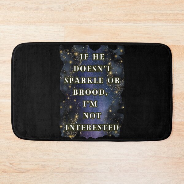 Item preview, If He Doesn't Sparkle Or Brood I'm Not Interested T-Shirt, Dark Romance Book Lover Fantasy Tee designed and sold by DarkRomanceMom.