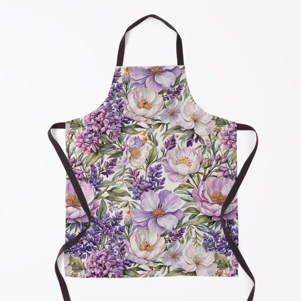 Item preview, Wildflower Sway Lavender & Peony Watercolor Art designed and sold by Inkworksbyshery.