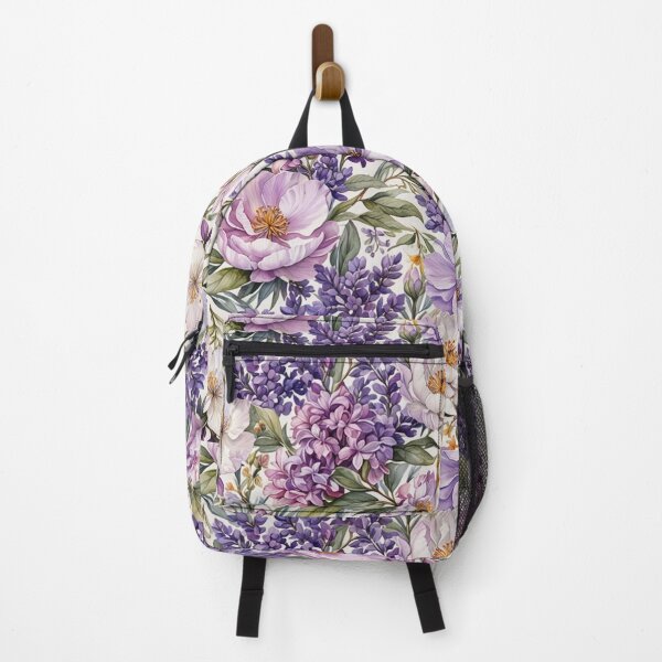 Item preview, Wildflower Sway Lavender & Peony Watercolor Art designed and sold by Inkworksbyshery.