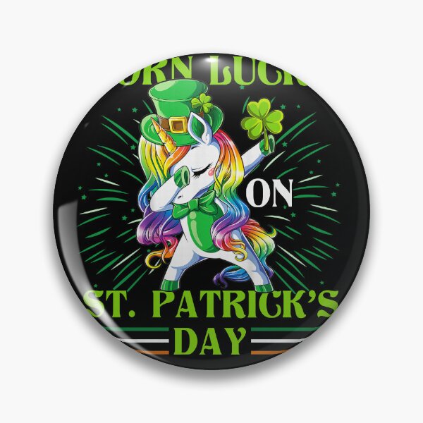 Item preview, Born lucky On Dabbing Unicorn Irish designed and sold by BernoNickel.