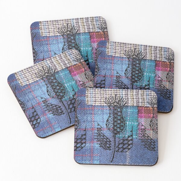 Item preview, Scotland, scottish tartan, thistle, flowers, nature,  designed and sold by NessArtByEwa.