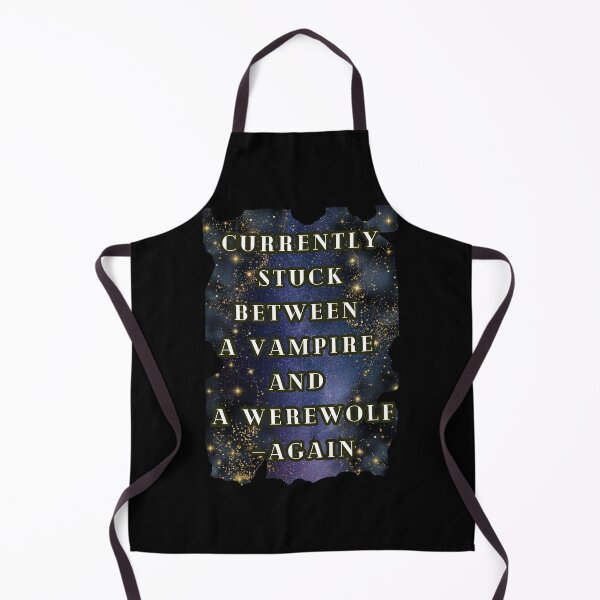 Item preview, Currently Stuck Between A Vampire And A Werewolf Again T-Shirt, Dark Romance Book Lover  designed and sold by DarkRomanceMom.