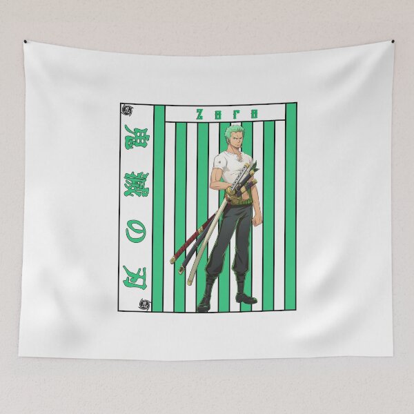 Item preview, Three Sword Samurai Warrior – Anime Style Swordsman Art designed and sold by lamiarte.