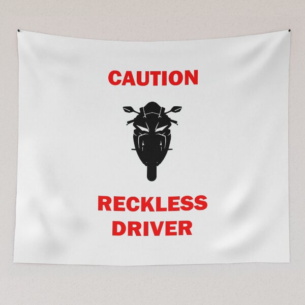 Item preview, Caution Reckless Driver designed and sold by KariMOTO.
