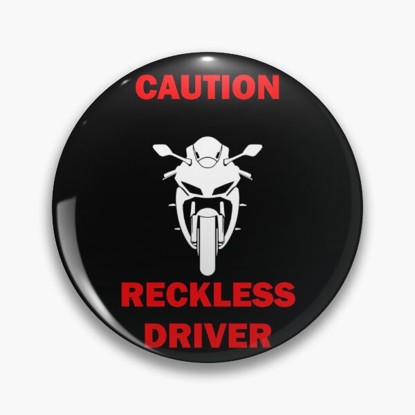 Item preview, Caution Reckless Driver designed and sold by KariMOTO.
