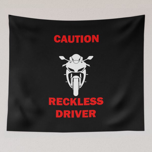 Item preview, Caution Reckless Driver designed and sold by KariMOTO.
