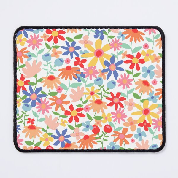 Item preview, Bold summer bright garden floral flowers designed and sold by Nicola-Rowe.