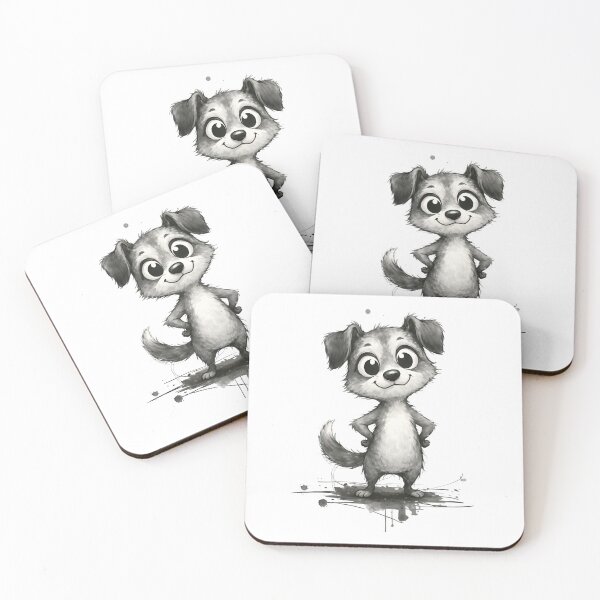 Item preview, Cute Puppy Cartoon Illustration designed and sold by Senkov.