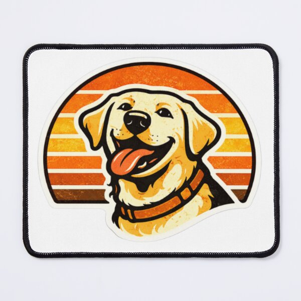 Item preview, Labrador Dad – Retro Sunset Smiling Retriever Gift designed and sold by PawPrintCustom.