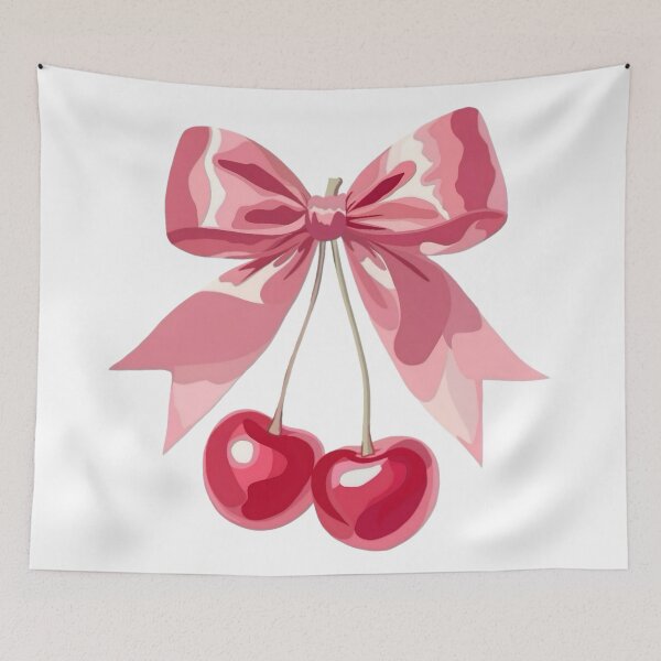 Item preview, Vintage Cherries Bow designed and sold by AnimaliaStar.