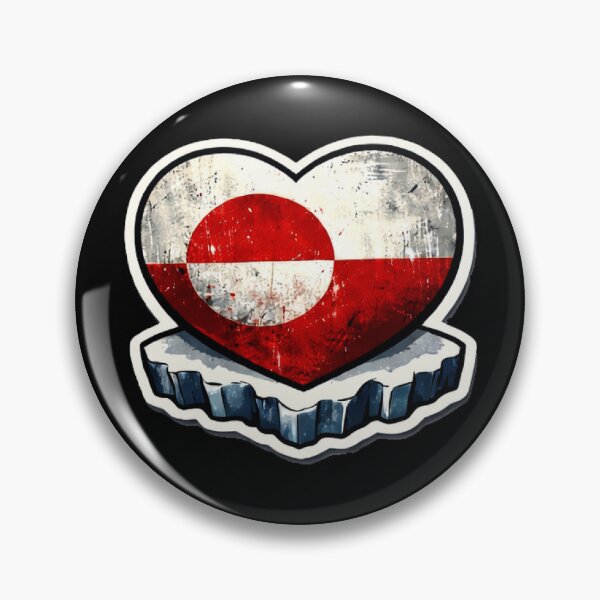 Item preview, Greenland Flag Design Grunge Country Flag Greenland designed and sold by AddlPoolart.