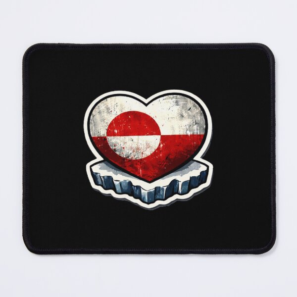 Item preview, Greenland Flag Design Grunge Country Flag Greenland designed and sold by AddlPoolart.