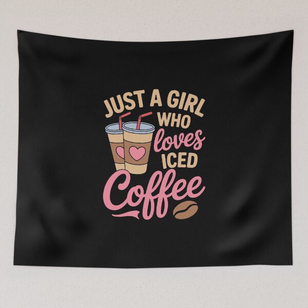 Item preview, Just a girl who loves iced coffee designed and sold by jkrphoto.