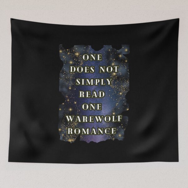 Item preview, One Does Not Simply Read One Werewolf Romance Book Sparkling T-Shirt, Dark Romance  designed and sold by DarkRomanceMom.