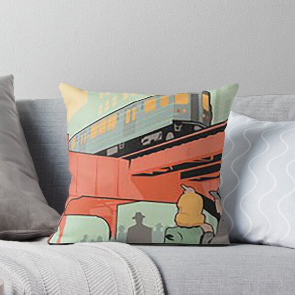 Item preview, vintage Chicago poster, Chicago The L poster, The L Train, Art deco Chicago poster, Elevated Train designed and sold by Nostrathomas66.