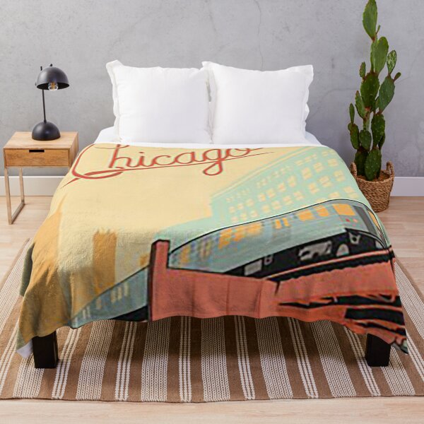 Item preview, vintage Chicago poster, Chicago The L poster, The L Train, Art deco Chicago poster, Elevated Train designed and sold by Nostrathomas66.