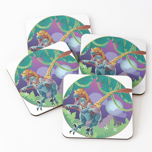 Item preview, Velociraptor Nature Badge designed and sold by Deinomint.