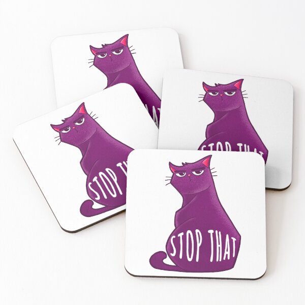 Item preview, Stop That - Cat Attitude designed and sold by monkeysoup.