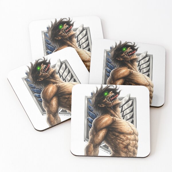 Item preview, Titan Roar Scout Wings Emblem Eren Jaeger designed and sold by AntonioJ8.