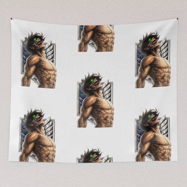Item preview, Titan Roar Scout Wings Emblem Eren Jaeger designed and sold by AntonioJ8.