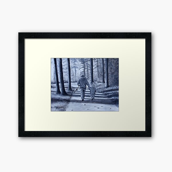 Going Fishing Framed Art Print