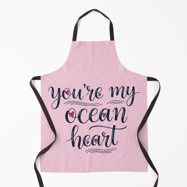 Item preview, You’re My Ocean Heart – Coastal Valentine Typography Design designed and sold by Sea Gem.