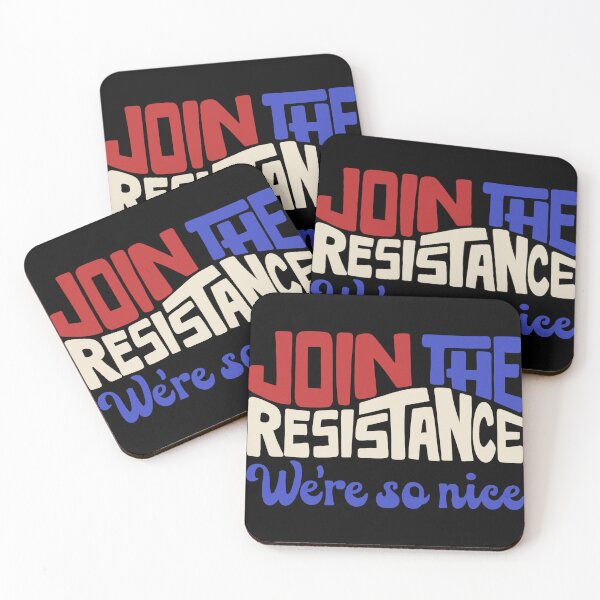 Item preview, Join The Resistance, We're So Nice Word Art designed and sold by Unhinged Heather.