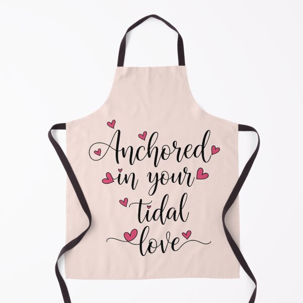 Item preview, Anchored in Your Tidal Love – Coastal Valentine Typography Design designed and sold by Sea Gem.