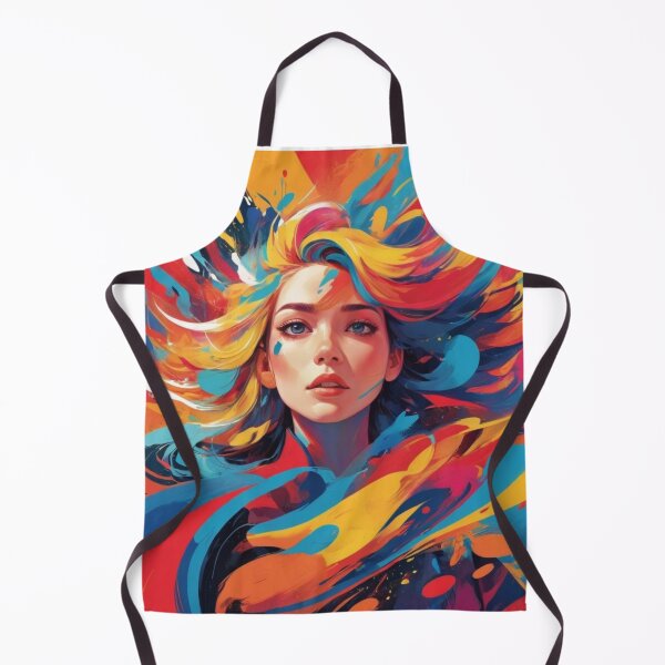 Item preview, Color Unleashed Bold Brushwork in Primary Motion designed and sold by Inkworksbyshery.