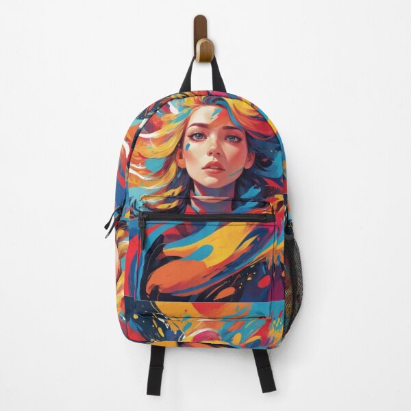 Item preview, Color Unleashed Bold Brushwork in Primary Motion designed and sold by Inkworksbyshery.