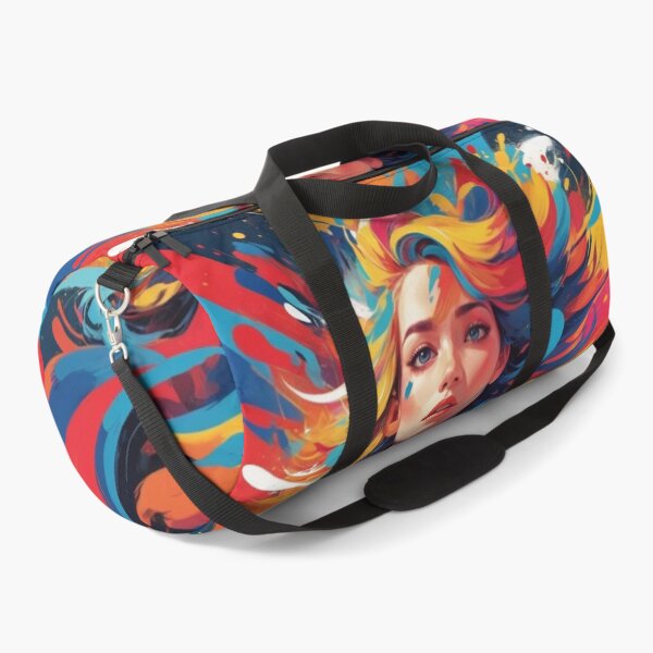 Item preview, Color Unleashed Bold Brushwork in Primary Motion designed and sold by Inkworksbyshery.