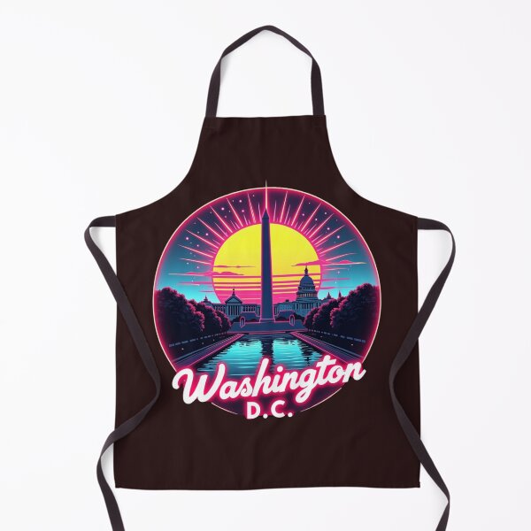 Item preview, Washington D.C. Retro Synthwave City Skyline Art designed and sold by Innova_Creations.