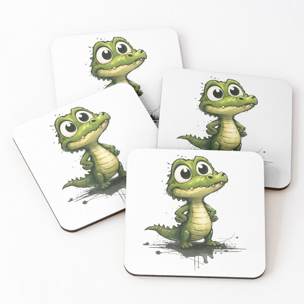 Item preview, Cute Baby Alligator Cartoon Illustration designed and sold by Senkov.