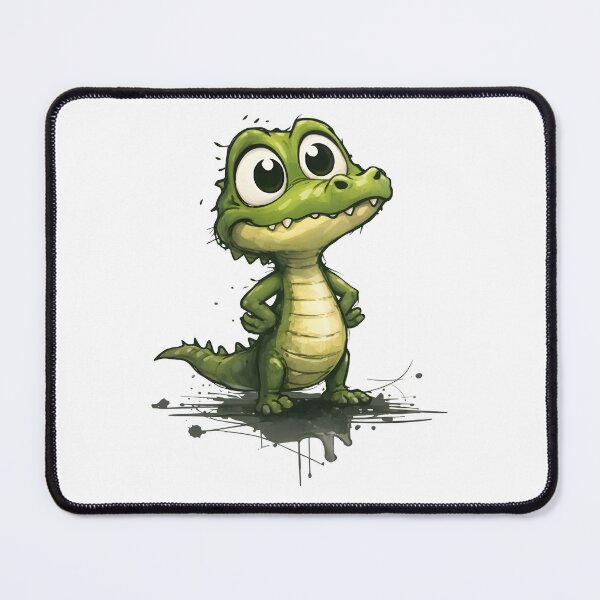 Item preview, Cute Baby Alligator Cartoon Illustration designed and sold by Senkov.