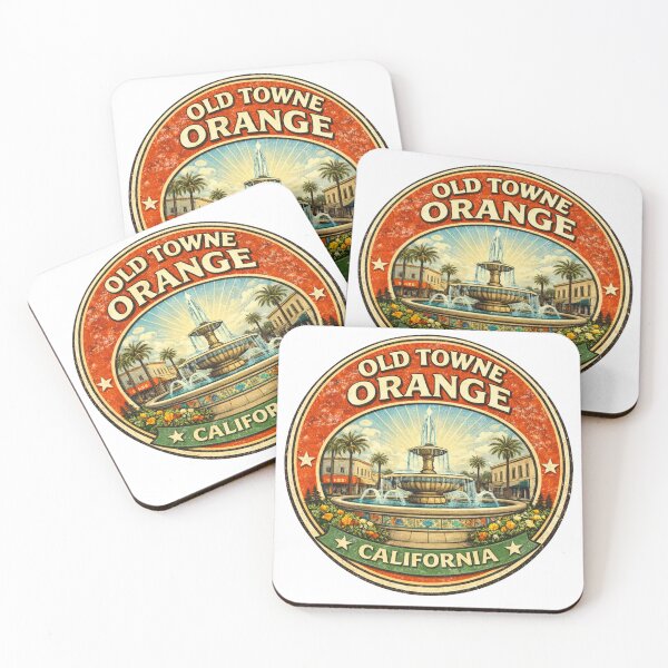 Item preview, City of Orange, California - The Orange Circle - Old Towne Orange designed and sold by ParfaitPrints.