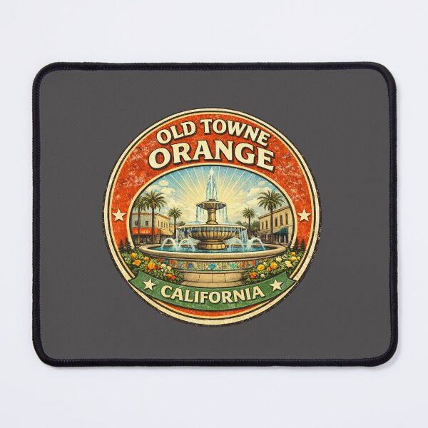 Item preview, City of Orange, California - The Orange Circle - Old Towne Orange designed and sold by ParfaitPrints.