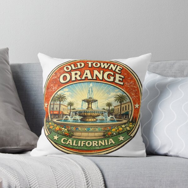Item preview, City of Orange, California - The Orange Circle - Old Towne Orange designed and sold by ParfaitPrints.