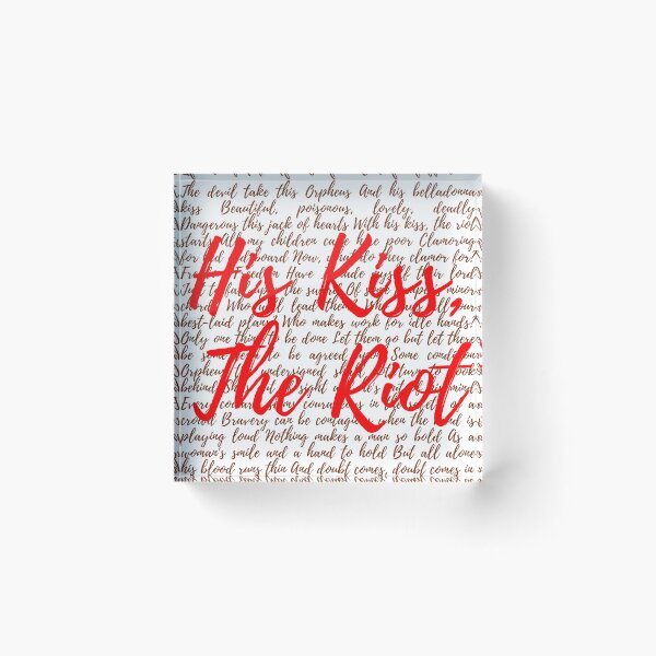 Item preview, Hadestown Lyrics designed and sold by broadwaygirl142.