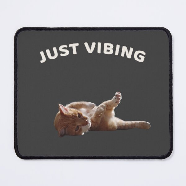 Item preview, Just Vibing – Relaxed Ginger Cat Design designed and sold by MB-CatPrints.
