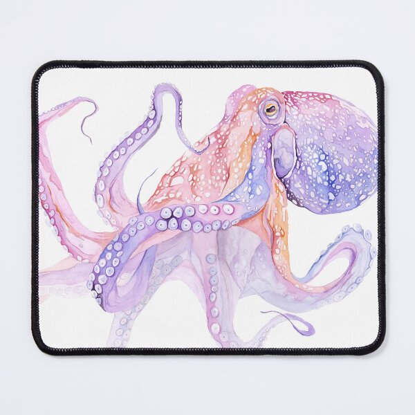 Item preview, Purple Octopus designed and sold by Coastal Watercolors by Laura.