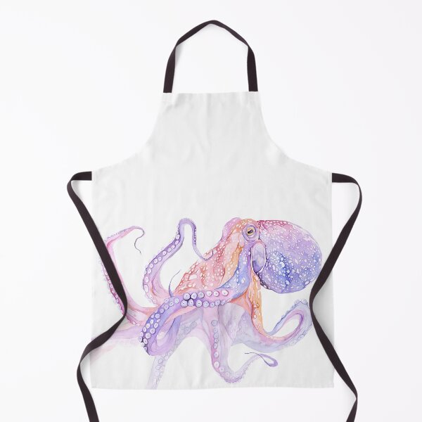 Item preview, Purple Octopus designed and sold by Coastal Watercolors by Laura.