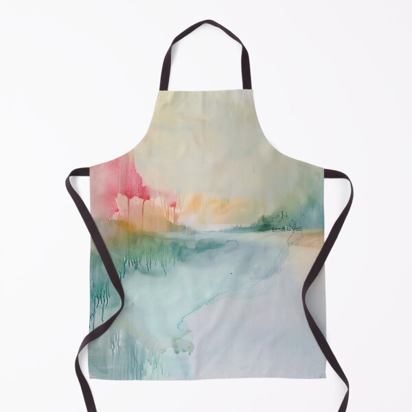 Item preview, C_01_01 Abstract Paintings Gentle Muted Pastel wash designed and sold by CrumbBumStudio.