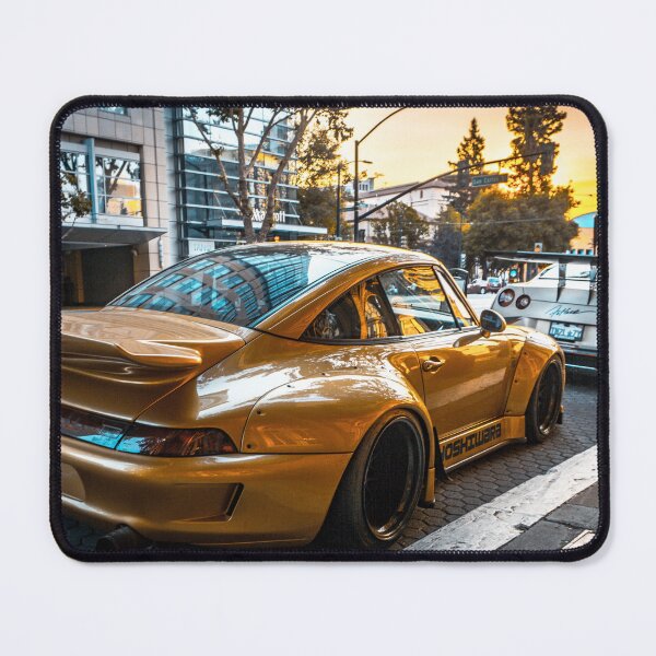 Item preview, RWB Porsche 911 parked behind a Nissan GTR GT3 designed and sold by Minty-Media.